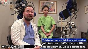 freshman gets mandatory hitachi orgasm from nurse sandra chappelle