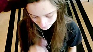 Lesbian Roommate Sucks Dick For Rent