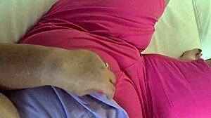 Teasing fat bbw mature wife with big boobs and juicy pussy