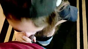 Lesbian Roommate Sucks Dick For Rent