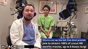 freshman gets mandatory hitachi orgasm from nurse sandra chappelle