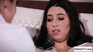 Nurse helped me recover by letting me suck her big tits