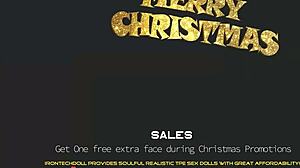 venus christmas beauty sex doll gets used hard