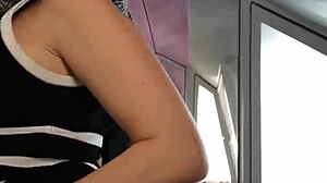 coquine dans le train