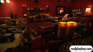Swingers swap partners and enjoyed orgy in the bedroom