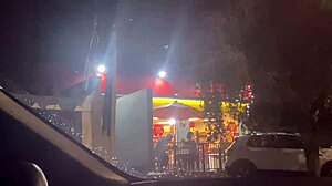 husband shares brazilian wife on street