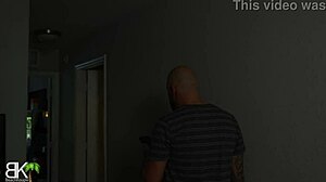 ghostface gives sloppy halloween treat