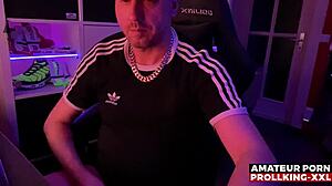 Amateur aims huge jizz load right at camera