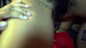 ebony hotties lick each other in dirty lesbian play