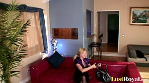 sensual blonde angela attison enjoy a black manhood