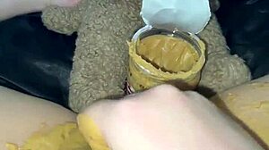 creamy peanut butter in my eighteen years old muslim girl pussy amateur arabian snowwhite masturbates best food porn