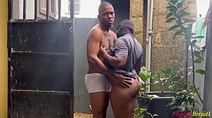 Naughty Neighbors Satisfy Each Other To Relieve Nigeria Stress