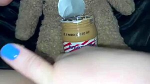 creamy peanut butter in my eighteen years old muslim girl pussy amateur arabian snowwhite masturbates best food porn