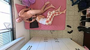 stepdad visits room only when alone