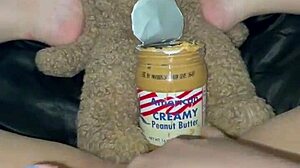 creamy peanut butter in my eighteen years old muslim girl pussy amateur arabian snowwhite masturbates best food porn
