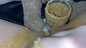 creamy peanut butter in my eighteen years old muslim girl pussy amateur arabian snowwhite masturbates best food porn