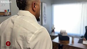 office fuck with luna star and big black cock