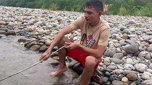 teach young latina fishing then fuck her