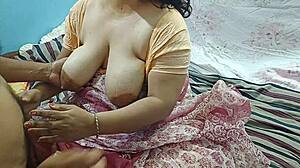 Desi Bhabhi In Gorgeous Saree Getting Boob Press Look Will Win Your Heart