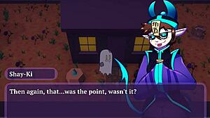 sex or treat halloween hentai game pornplay ep 3 creampie the naughty witch pussy