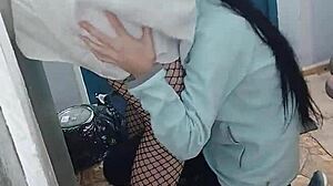 secret sex between a student girl and a nurse in a medical office