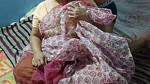 Desi Bhabhi In Gorgeous Saree Getting Boob Press Look Will Win Your Heart