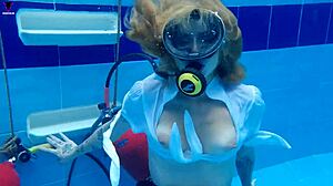 Ashlee rose school skirt underwater scuba 746 release week49