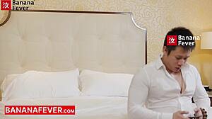 Beijing buff stud raw fucks hot busty american brunette