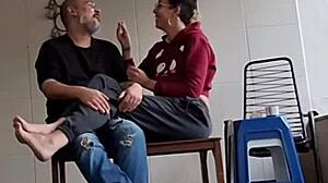 Convinced my married neighbor to have sex with me in the backyard