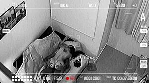Security Camera Catches Lover Fucking Wife