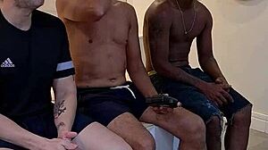 husband left so wife took two cocks for dp