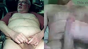 richard & mark on skype webcam chat