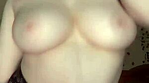sexy dancing busty goth girl striptease and chubby slut squirt