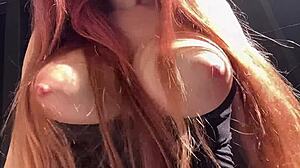 artemisia love big juicy tits bouncing outdoor tits fetish slow motion close up