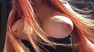 artemisia love big juicy tits bouncing outdoor tits fetish slow motion close up