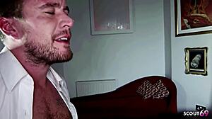 Blonde beauty lou lou gets hard fuck in stockings