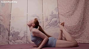 Redhead Flexible Gymnast Sucks Off Her Boyfriend In Full Video