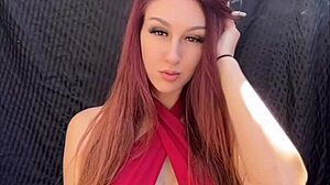 European Horny Artemisia Love Showing Her Juicy Boobs And Smoking A Cigarette