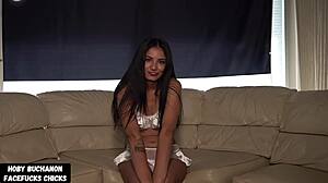 Pretty Indian Girl Viva Athena Returns For Rough Face Fucking And Pussy Pounded