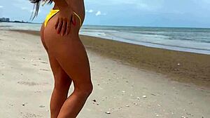 sun bikini beauty girl thats a paradise