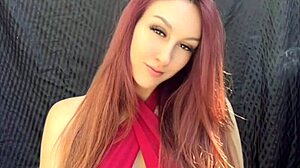 European Horny Artemisia Love Showing Her Juicy Boobs And Smoking A Cigarette