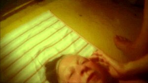 Hot mutual wanking sauna orgasms with birgit and alan
