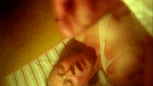 Hot mutual wanking sauna orgasms with birgit and alan