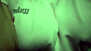 latina girl in miniskirt shows off shaved pussy