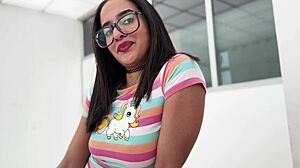 Putalocura Latina Alice Biancci Swallows Loads From Two Cocks