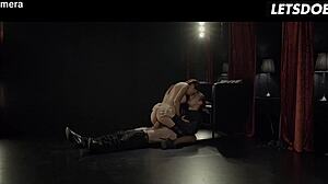 she bounces hard on his cock in reverse cowgirl and moans loud