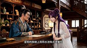 purple haired anime girl in smooth episode