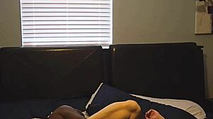 Busty tattooed milf rides drblackjohnsonxxx monster cock hard