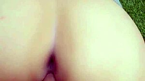 Mexican college girl skips class for balcony sex and blowjob