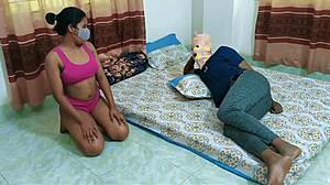 Desi lesbian bhabhi and maid secret affair tomato in pussy xxx